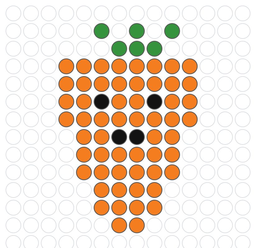 Carrot fuse-bead project