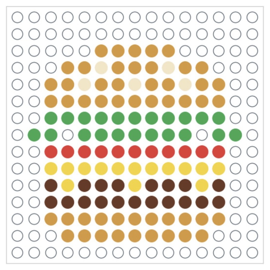 Burger fuse-bead project